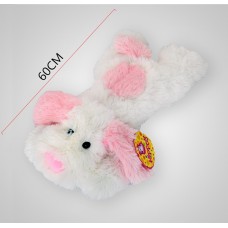 PERRO ACOSTADO FLOJITO 60CM 3 COLORES